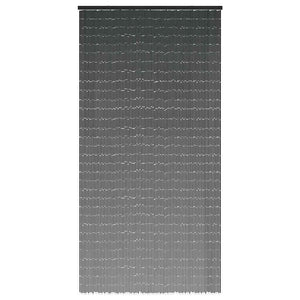 Insekten-Türvorhang Bambus Dunkelgrau 100x220 cm