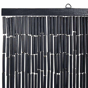 Insekten-Türvorhang Bambus Dunkelgrau 100x220 cm