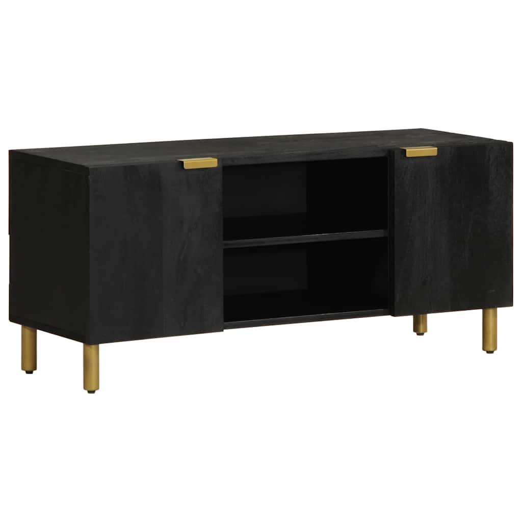 Schwarzer TV-Schrank 105 cm
