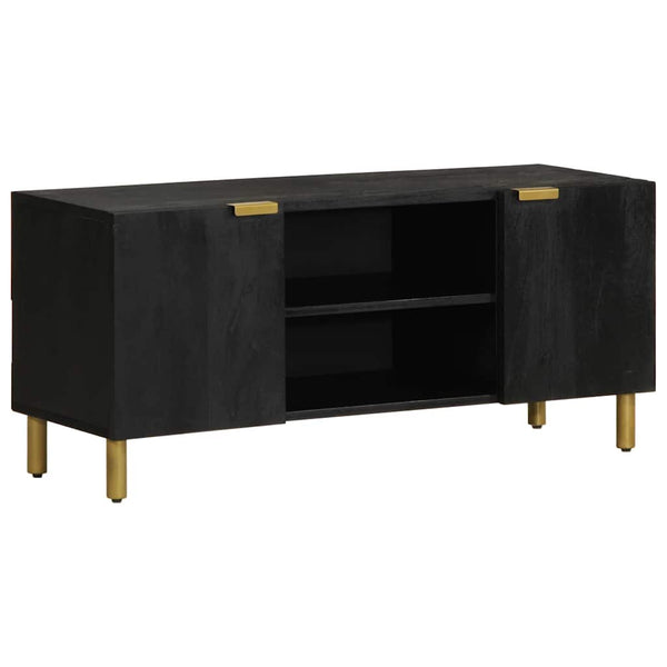 Schwarzer TV-Schrank 105 cm