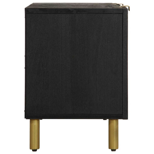 Schwarzer TV-Schrank 105 cm