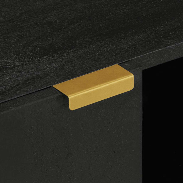 Schwarzer TV-Schrank 105 cm