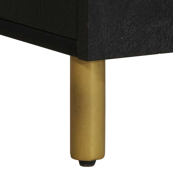 Schwarzer TV-Schrank 105 cm