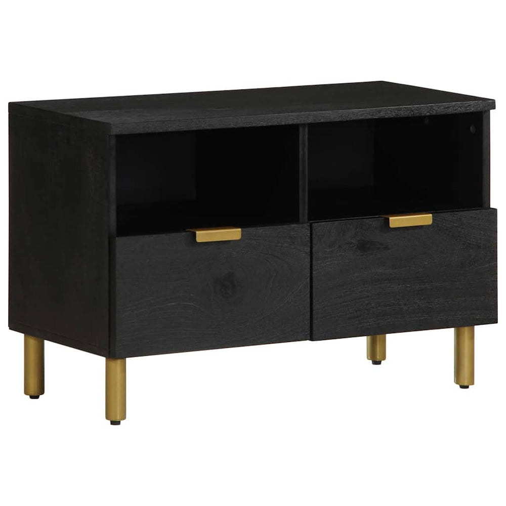 vidaXL Meuble TV Noir 70x33x46 cm Bois d'ingénierie