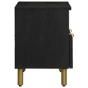 Schwarzer TV-Schrank 70x33x46 cm
