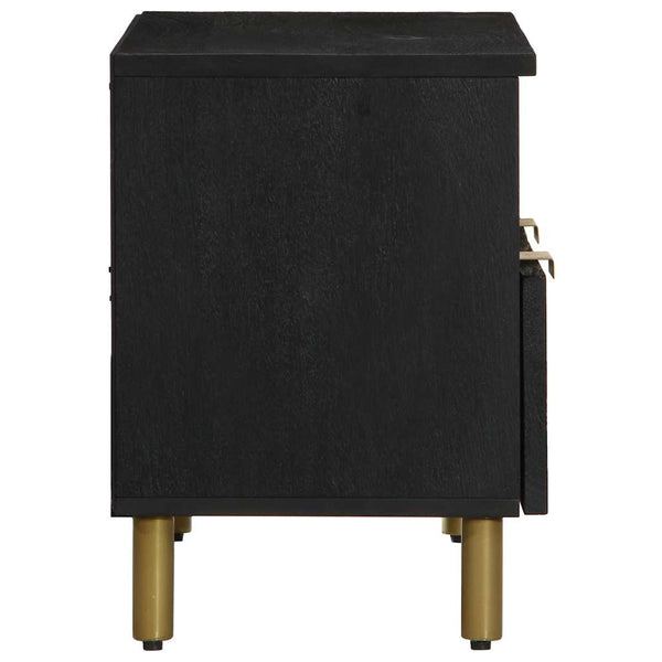 Schwarzer TV-Schrank 70x33x46 cm