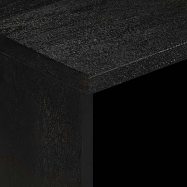 Schwarzer TV-Schrank 70x33x46 cm