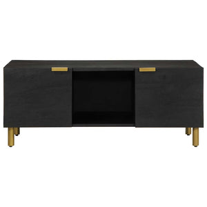 Schwarzer Couchtisch 100x54 cm