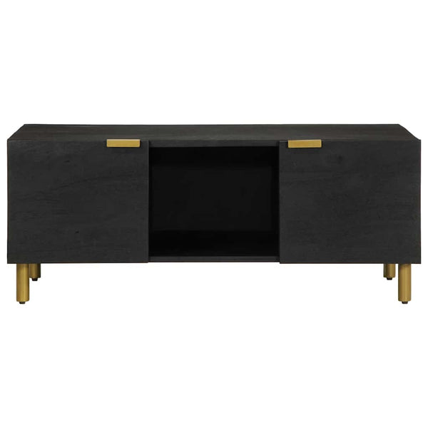 Schwarzer Couchtisch 100x54 cm