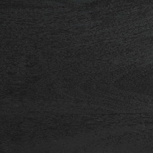 Schwarzer Couchtisch 80x54 cm