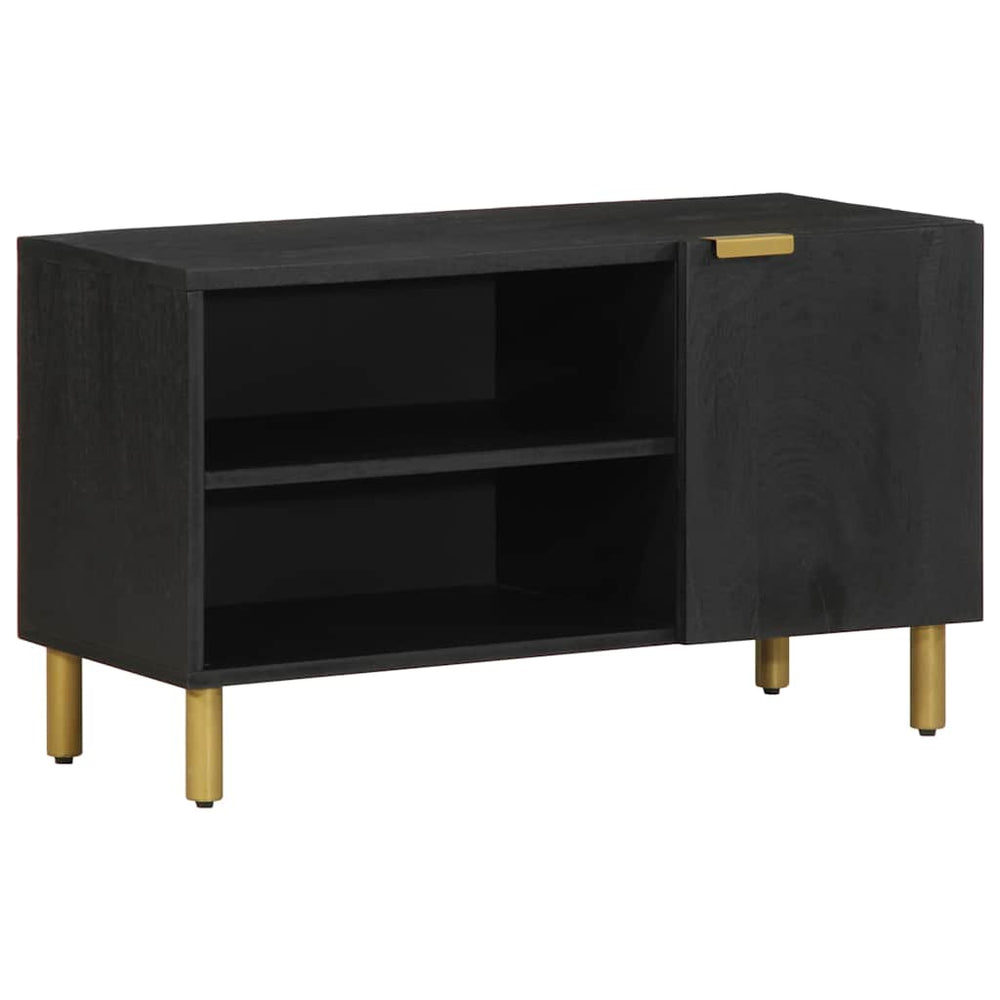 Schwarzer TV-Schrank 80 cm