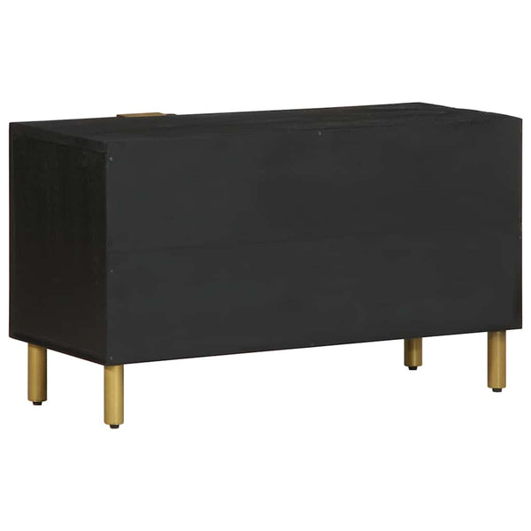 Schwarzer TV-Schrank 80 cm