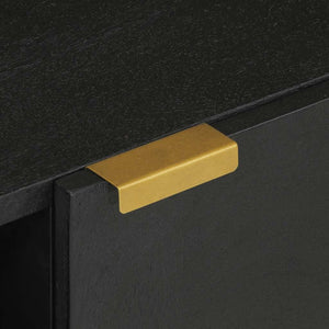 Schwarzer TV-Schrank 80 cm