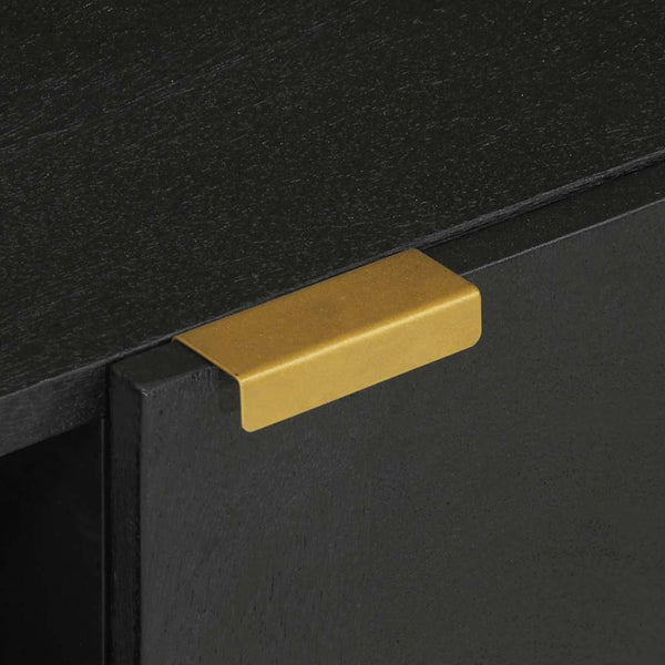 Schwarzer TV-Schrank 80 cm
