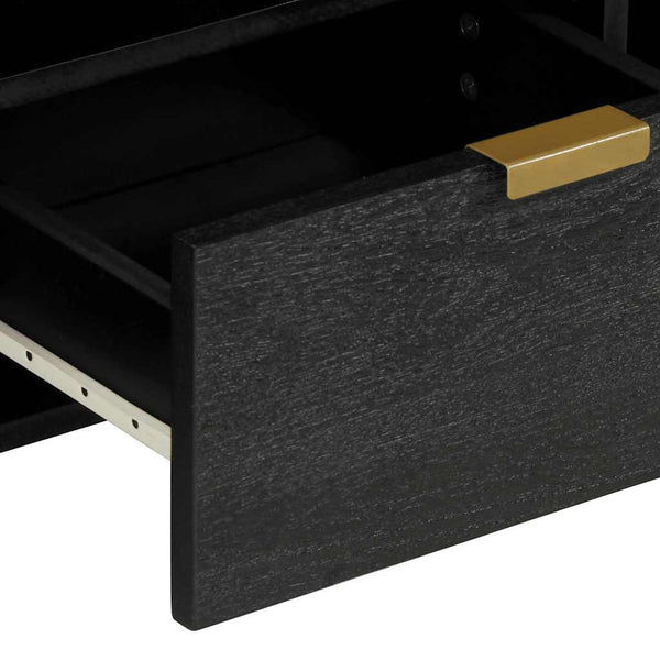 Schwarzer TV-Schrank 100 cm