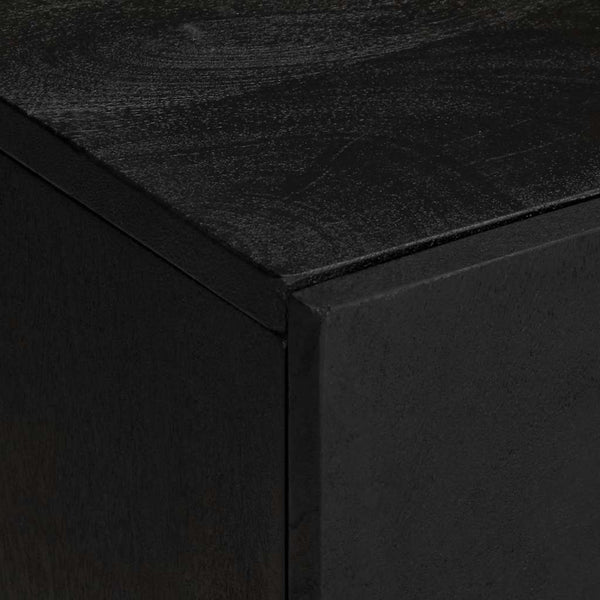 vidaXL Under Sink Cabinet Black 62x33x58 cm Engineered Wood