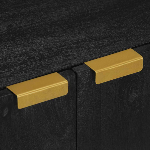 vidaXL Under Sink Cabinet Black 62x33x58 cm Engineered Wood