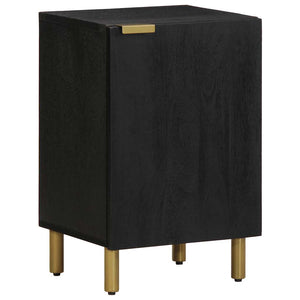 Schwarzer Badschrank 38x33x58 cm