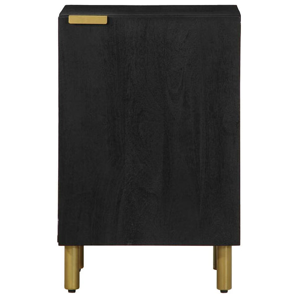 Schwarzer Badschrank 38x33x58 cm