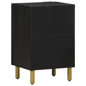 Schwarzer Badschrank 38x33x58 cm
