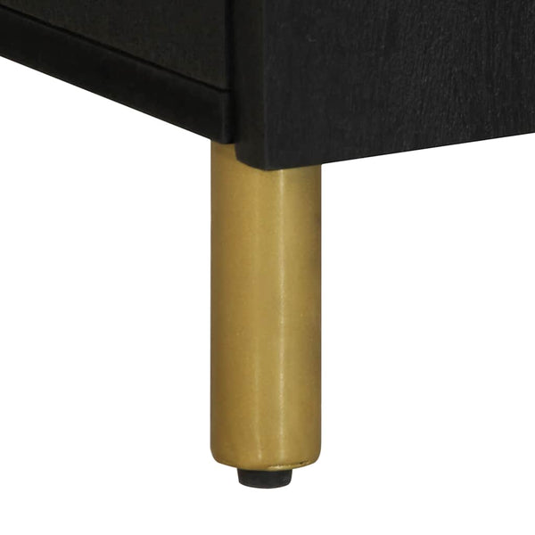 Schwarzer Badschrank 38x33x58 cm