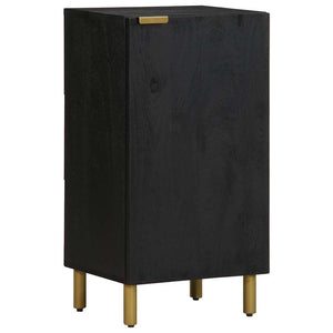 Schwarzes Sideboard 40x33x75 cm