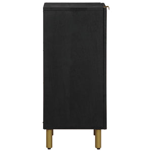 Schwarzes Sideboard 40x33x75 cm
