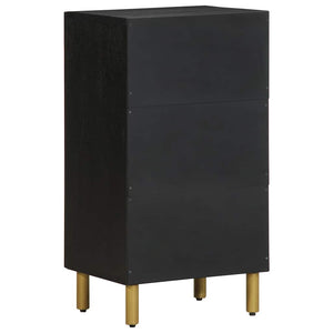 Schwarzes Sideboard 40x33x75 cm