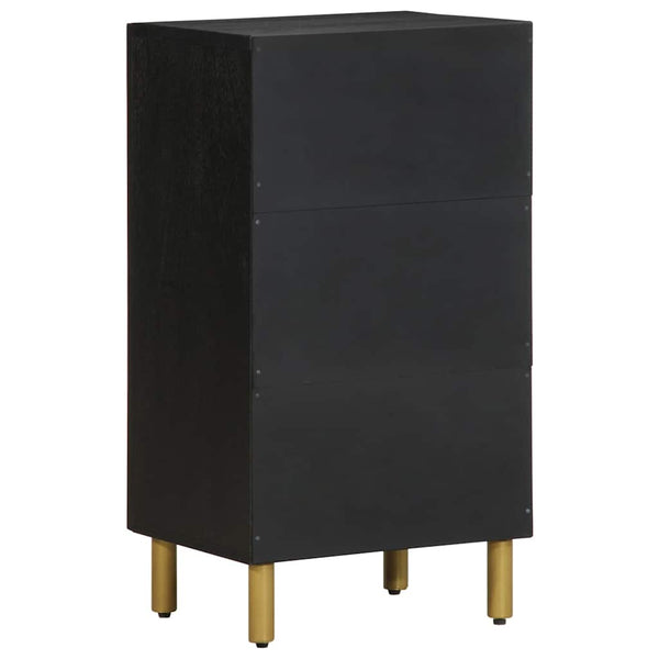 Schwarzes Sideboard 40x33x75 cm