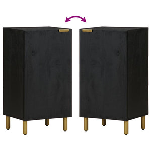 Schwarzes Sideboard 40x33x75 cm