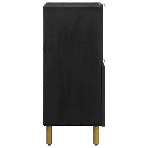 Schwarzes Sideboard 80x33x75 cm