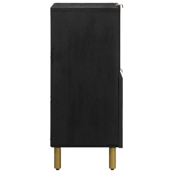 Schwarzes Sideboard 80x33x75 cm