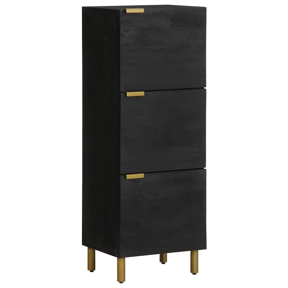Schwarzes Highboard 40x33x110 cm