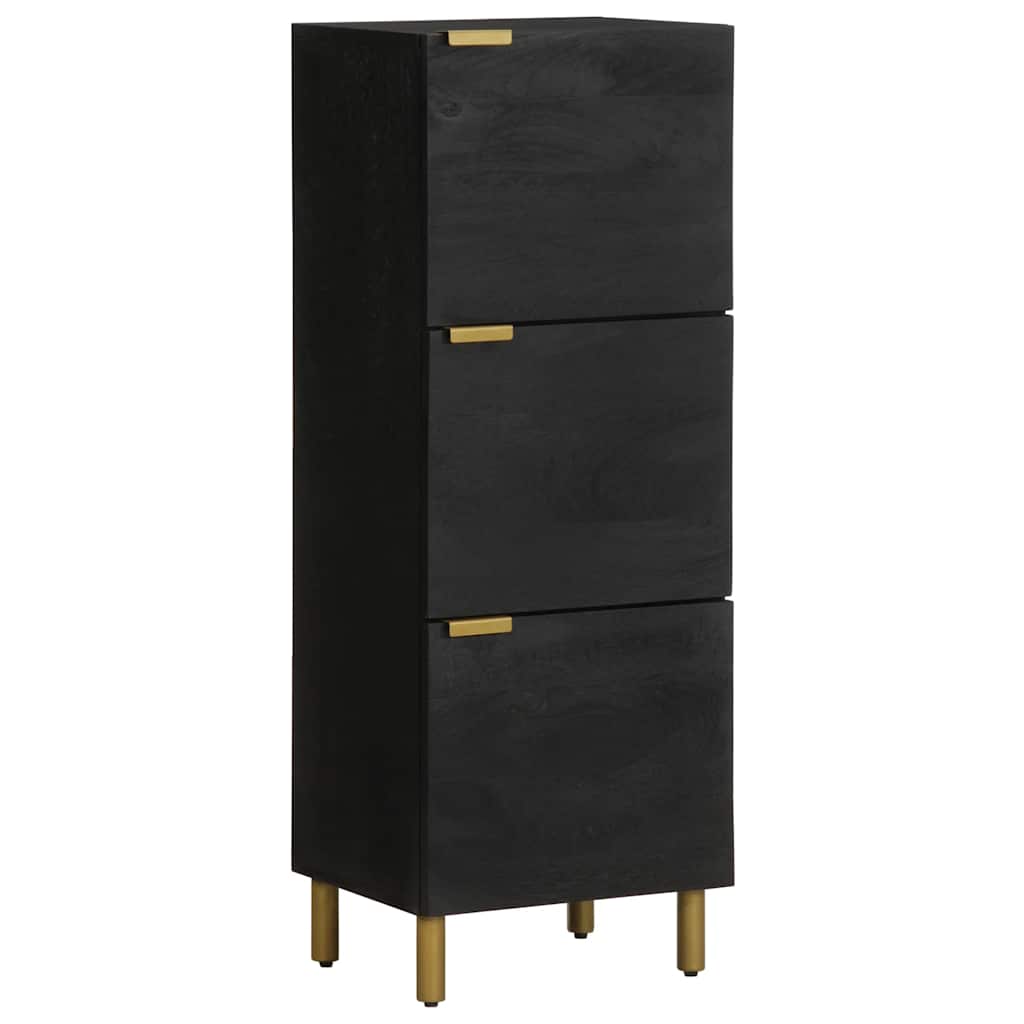Schwarzes Highboard 40x33x110 cm
