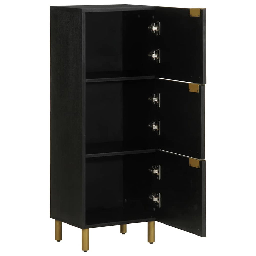 Schwarzes Highboard 40x33x110 cm