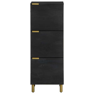 Schwarzes Highboard 40x33x110 cm