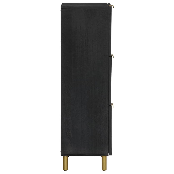 Schwarzes Highboard 40x33x110 cm