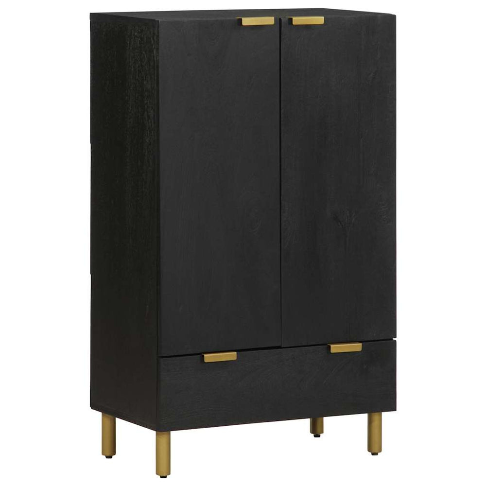 Highboard Schwarz 60x33x100 cm