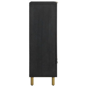 Highboard Schwarz 60x33x100 cm