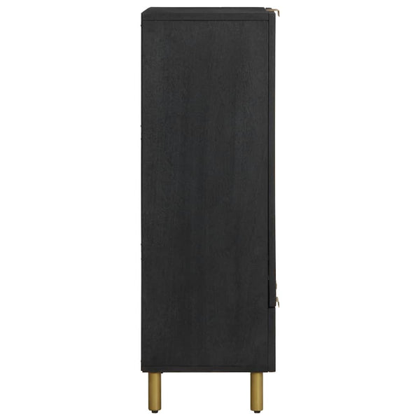 Highboard Schwarz 60x33x100 cm