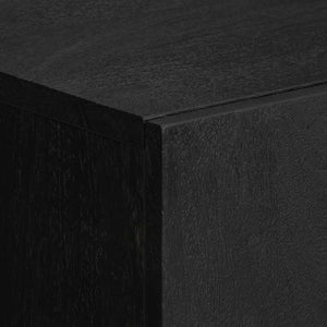 Highboard Schwarz 60x33x100 cm