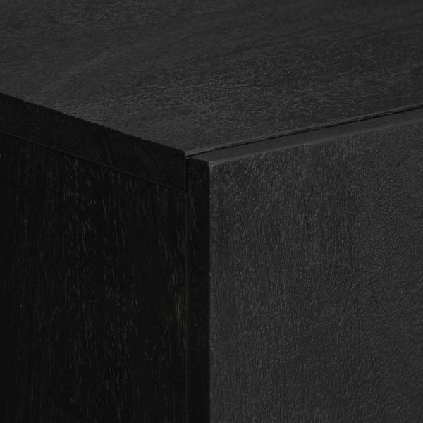 Highboard Schwarz 60x33x100 cm