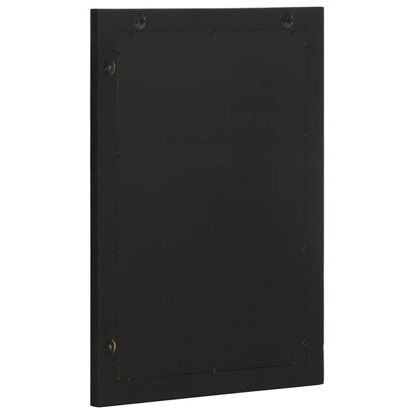 Schwarzer Badspiegel 50x70 cm