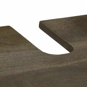 Waschbeckenunterschrank Schwarz Massivholz Mango 62x58cm