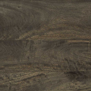 Schwarzer Badschrank Mango Massivholz 38x58 cm