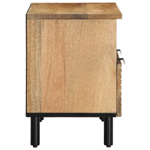 TV-Schrank Braun Mango Massivholz 70 cm