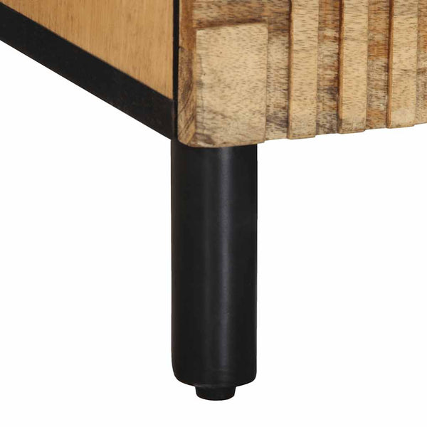 TV-Schrank Braun Mango Massivholz 70 cm