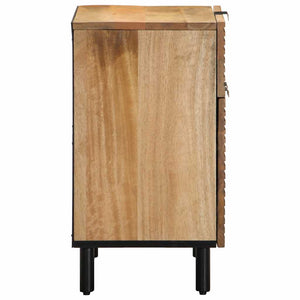 Nachttisch Braun Mango Massivholz 50x60 cm