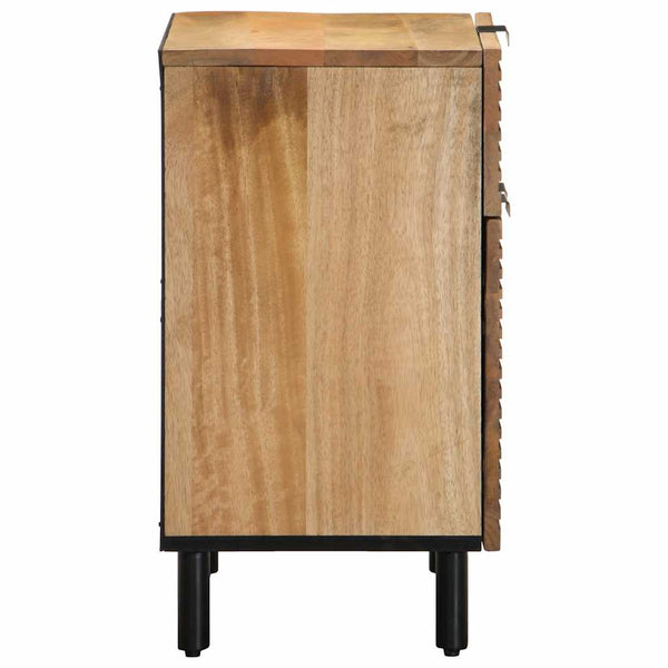 Nachttisch Braun Mango Massivholz 50x60 cm