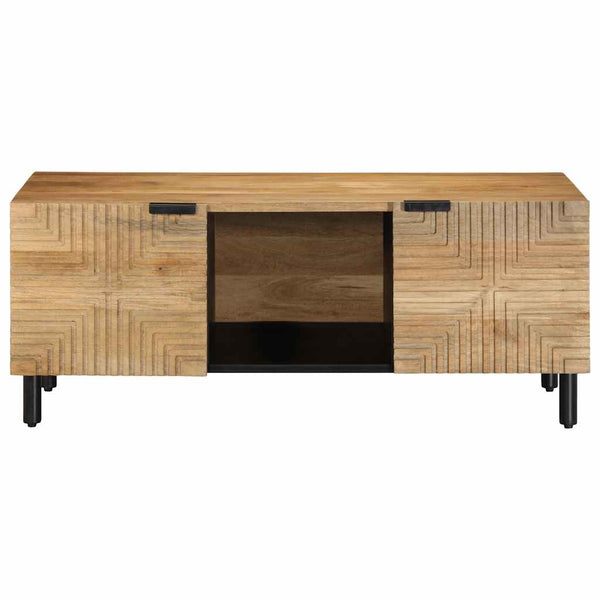 Couchtisch Braun Mango Massivholz 100x54 cm